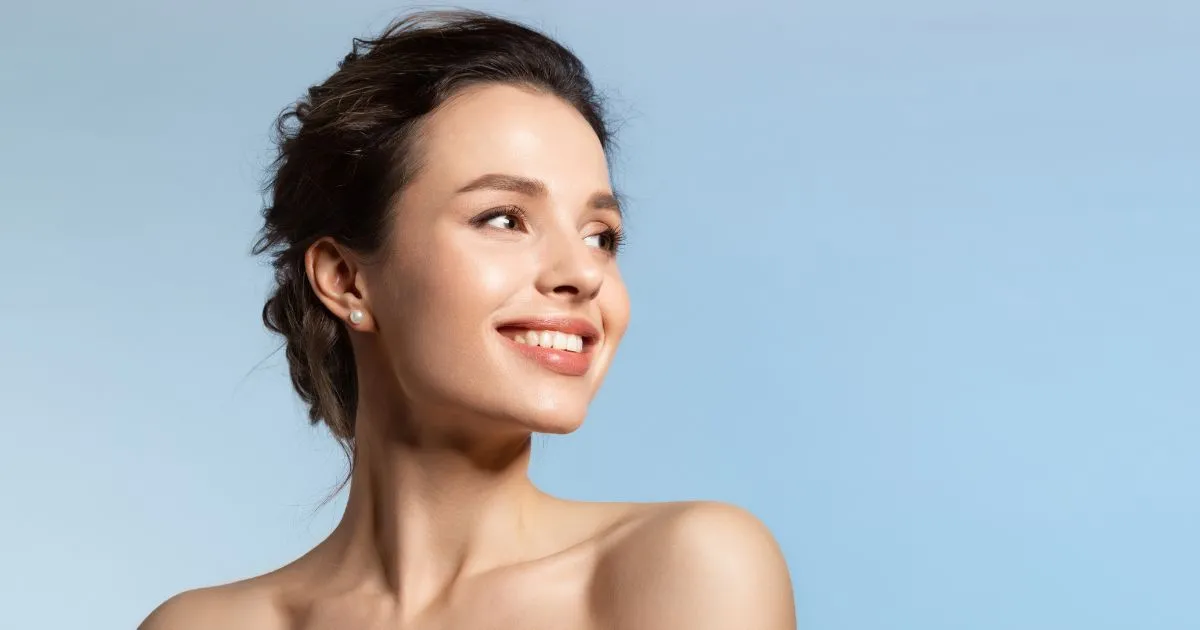 Woman with radiant skin after a Skinwave Facial In Annapolis, MD