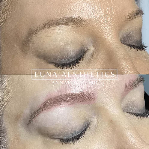 Helloeuna_Microblading_Three_In_ by Euna Aesthetics LLC in Annapolis, MD